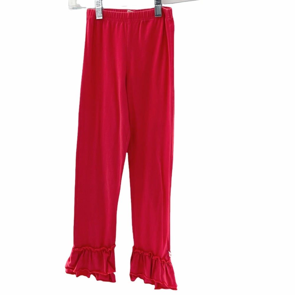 Lolly Wolly Doodle Ruffle Leggings Pants Girls 10
